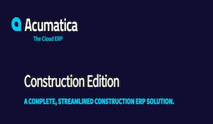 Acumatica Construction Edition