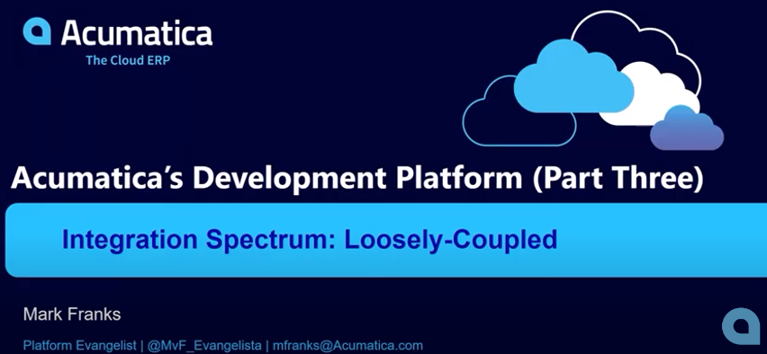 Acumatica Development Platform xRP - Part 3