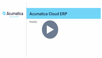 Acumatica Mobile Solutions Overview