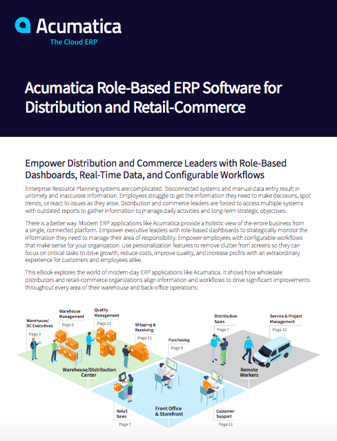 Acumatica Role-Based ERP Software for Distribution and Retail-Commerce_