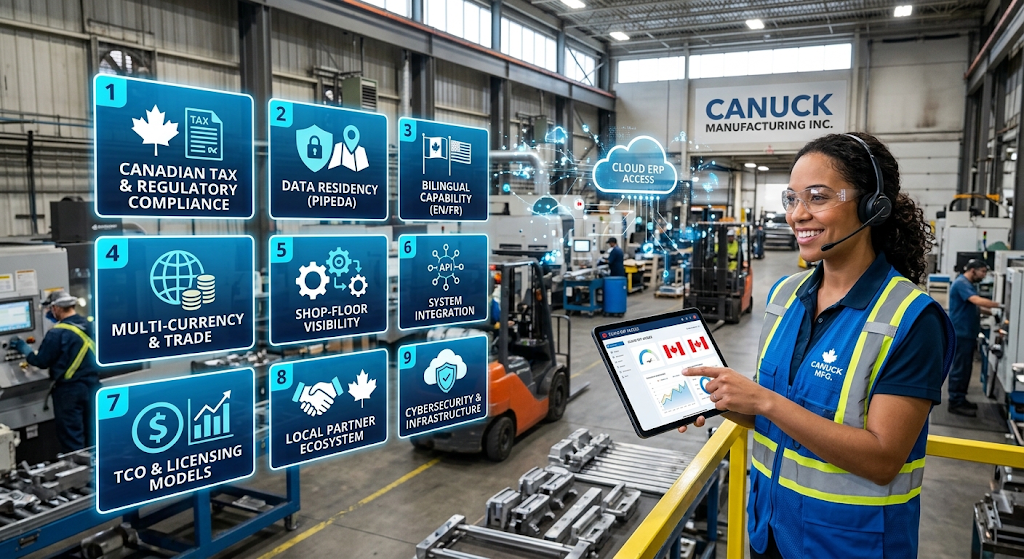 Cloud ERP for Canadian Manufacturers