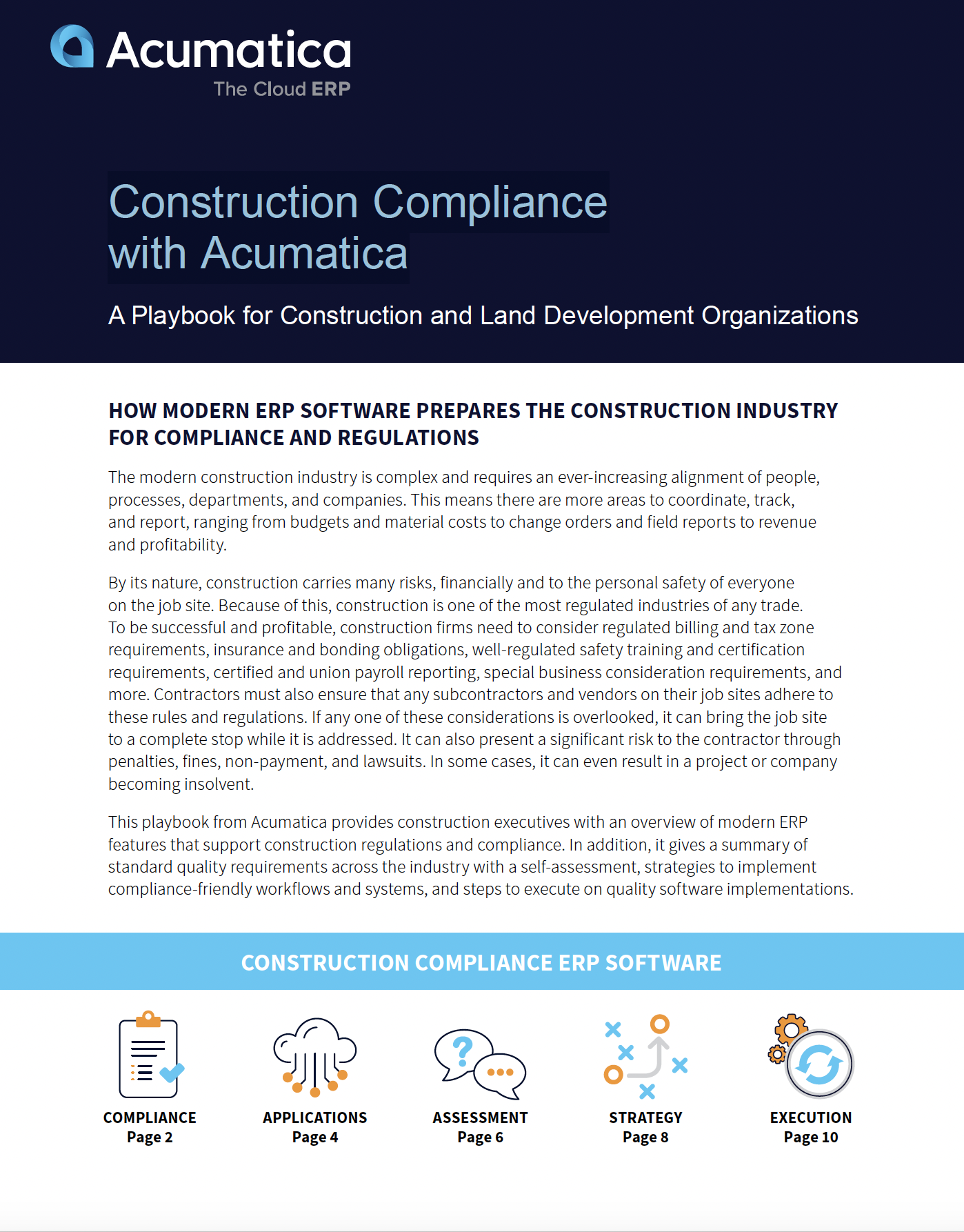 Construction Compliance with Acumatica