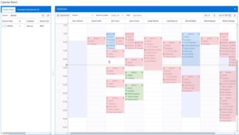 Field Service Management Acumatica Dashboard