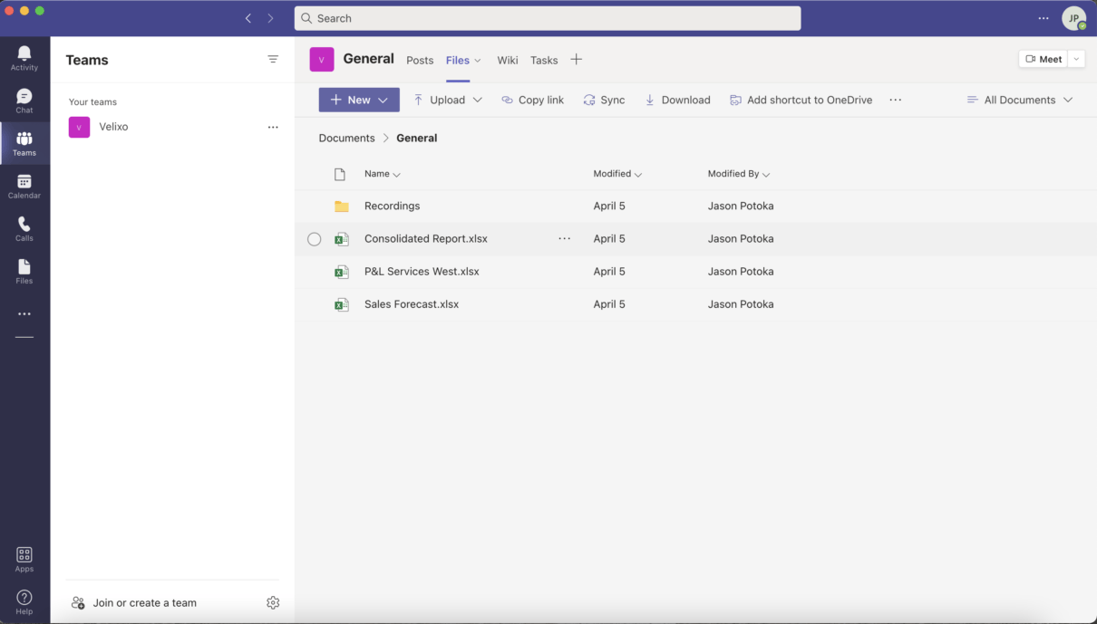 Velixo Excel report with Acumatica security controls applied, showing restricted access, governed data views and user-level permissions in action