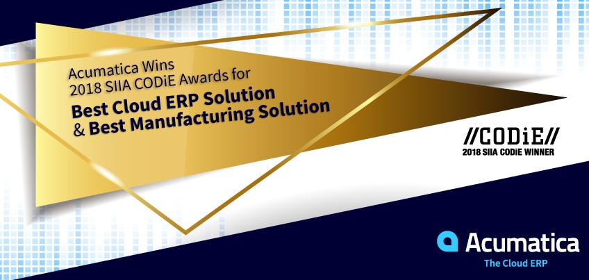 Acumatica wins best cloud erp award for 2018