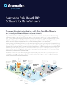 Manufacturing-Roles