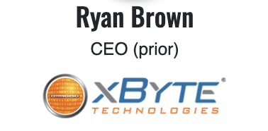 Ryan Brown xByte Technologies prior CEO