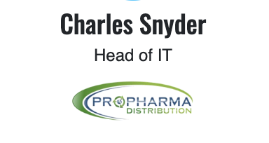 Charles Snyder Head of IT PROPHARMA