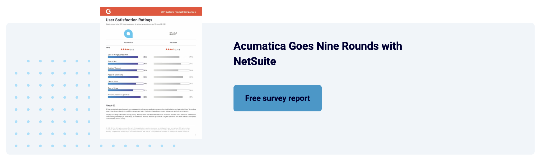 Acumatica vs. NetSuite: Seven Categories, One Winner