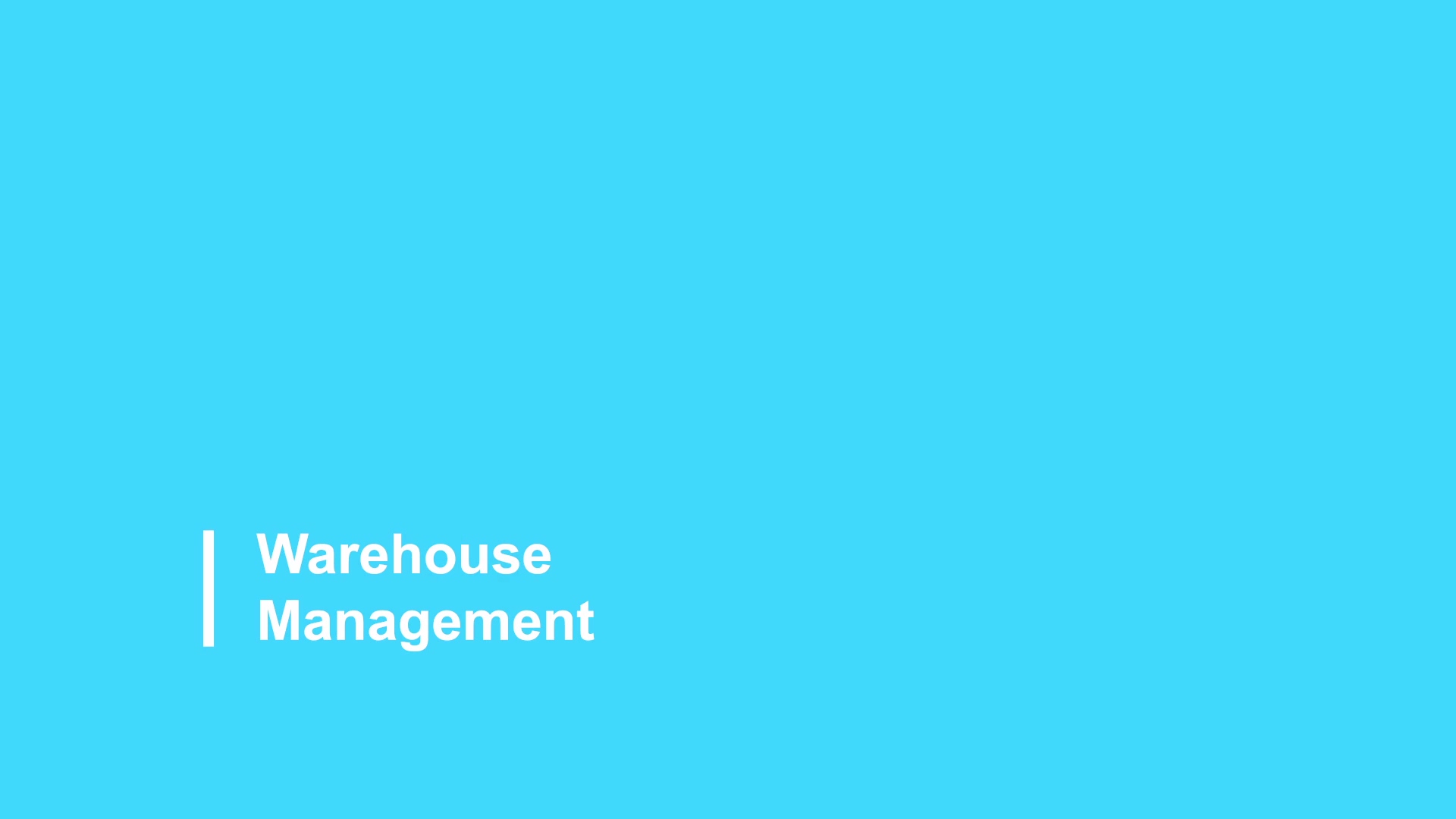 Acumatica Warehouse Management 
