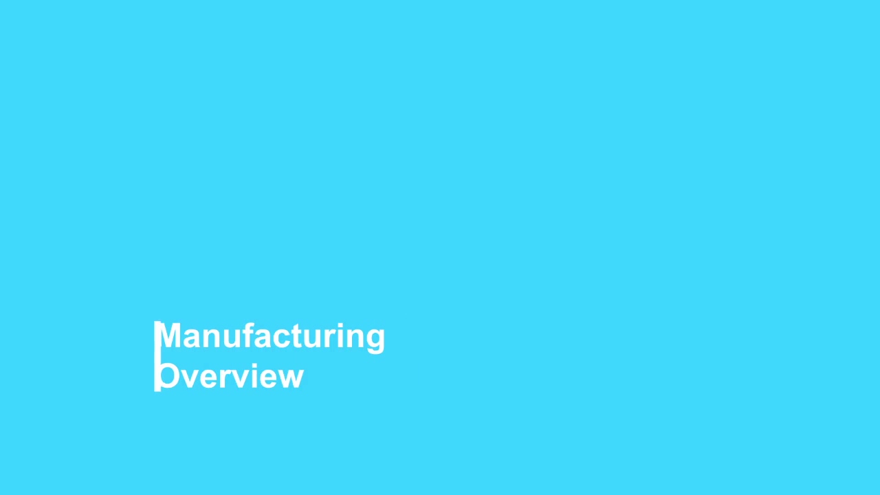 Manufacturing Overview